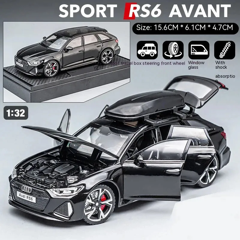 Sure, here is an optimized product title for the Audi RS6 Avant 1:32 model in English with modifiers:

Highly Detailed Audi RS6 Avant 1:32 Scale Model Car for Collectors