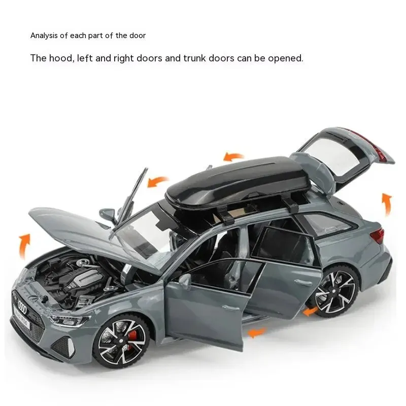 Sure, here is an optimized product title for the Audi RS6 Avant 1:32 model in English with modifiers:

Highly Detailed Audi RS6 Avant 1:32 Scale Model Car for Collectors