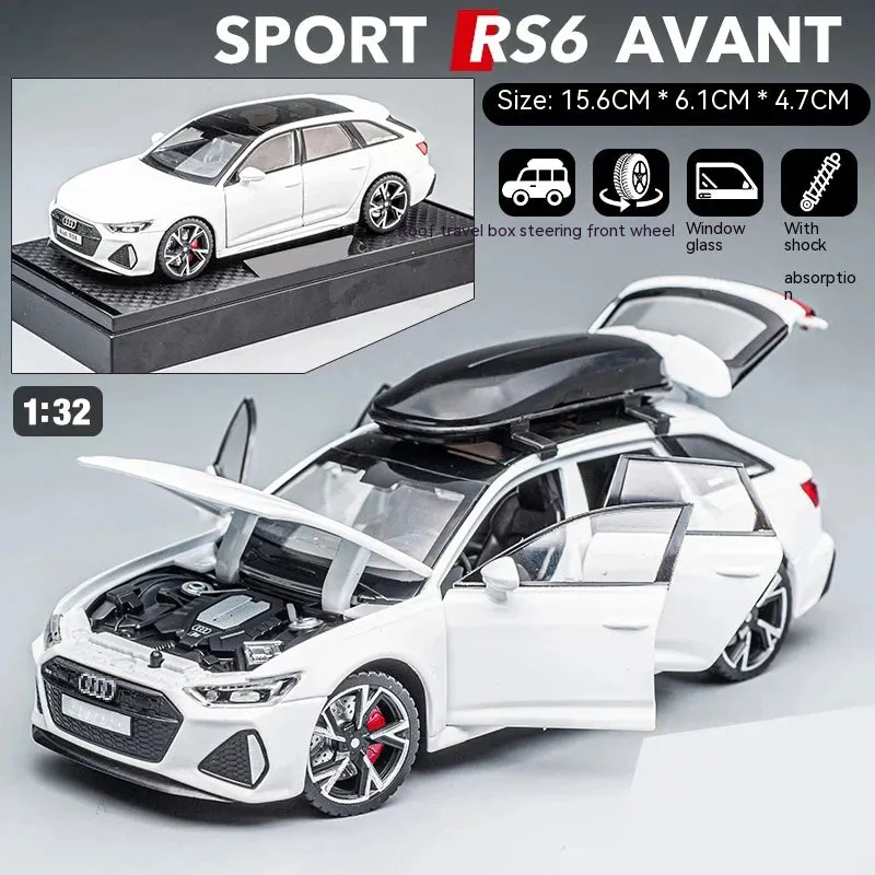 Sure, here is an optimized product title for the Audi RS6 Avant 1:32 model in English with modifiers:

Highly Detailed Audi RS6 Avant 1:32 Scale Model Car for Collectors