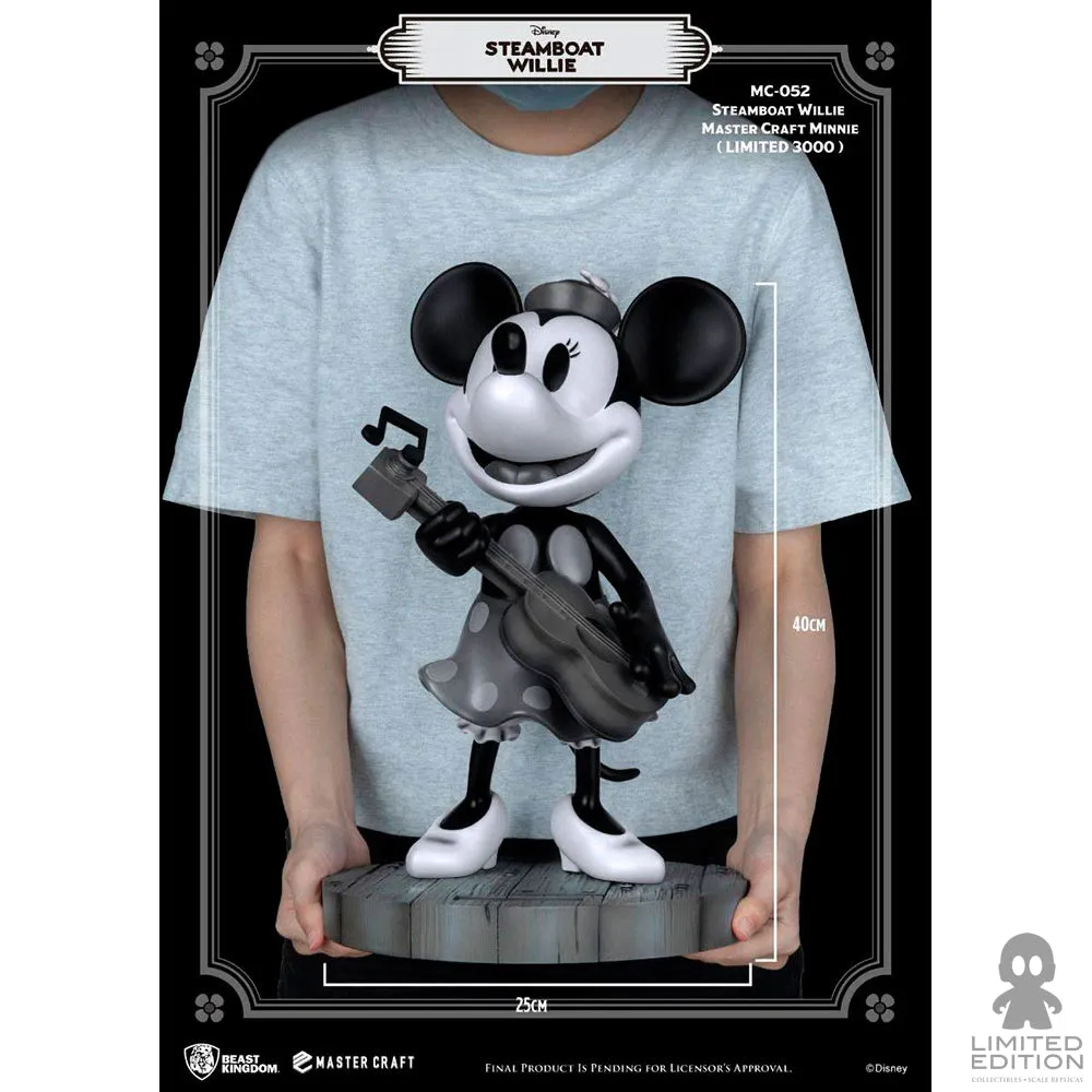 Beast Kingdom Estatuilla Master Craft Minnie Steamboat Willie Disney - Limited Edition