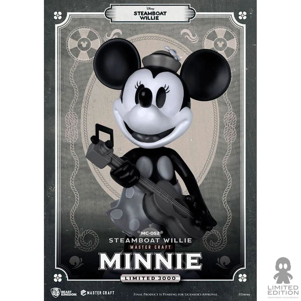 Beast Kingdom Estatuilla Master Craft Minnie Steamboat Willie Disney - Limited Edition