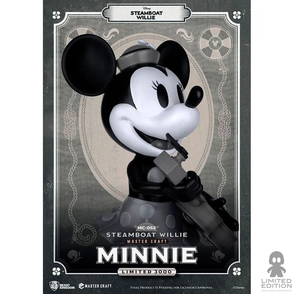 Beast Kingdom Estatuilla Master Craft Minnie Steamboat Willie Disney - Limited Edition