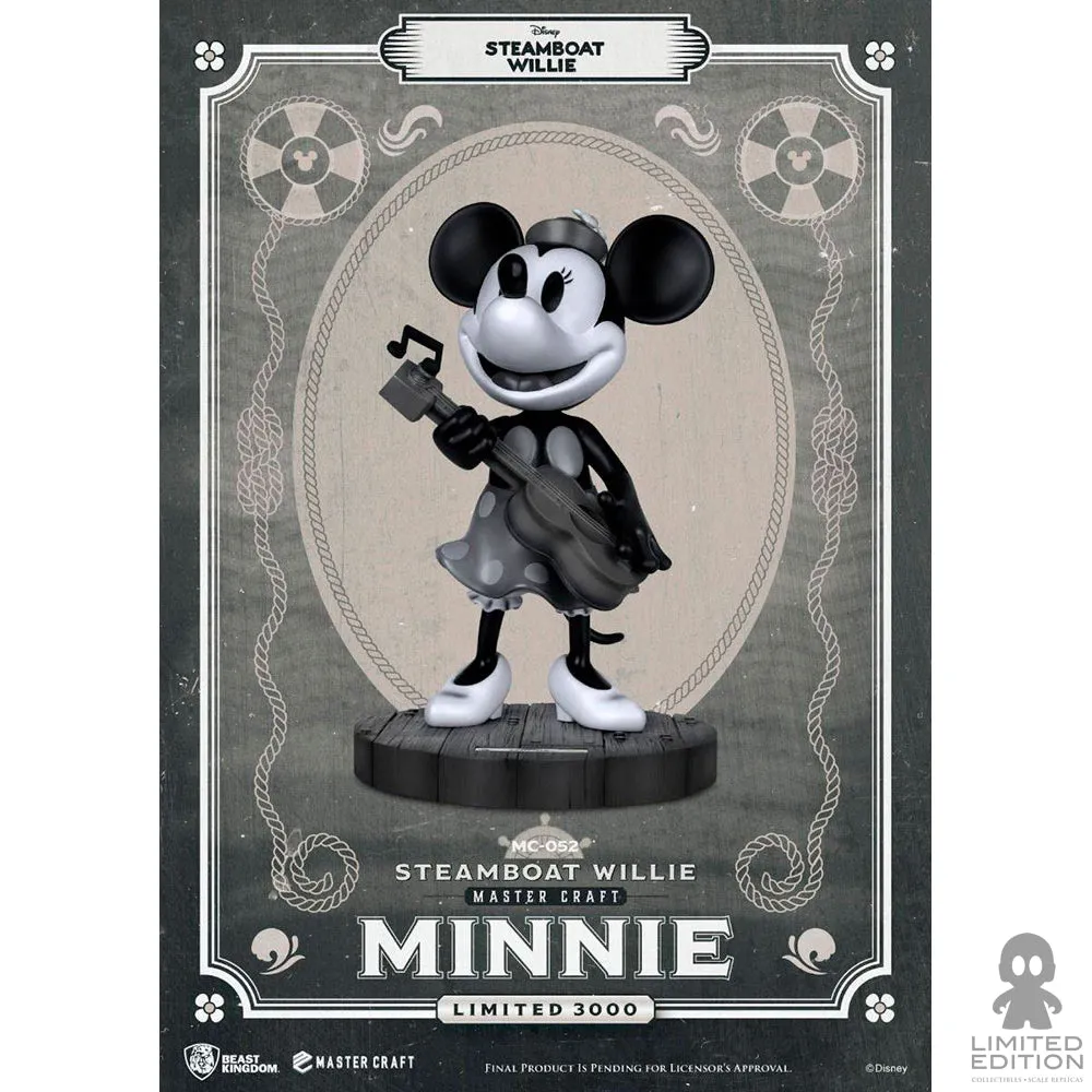 Beast Kingdom Estatuilla Master Craft Minnie Steamboat Willie Disney - Limited Edition