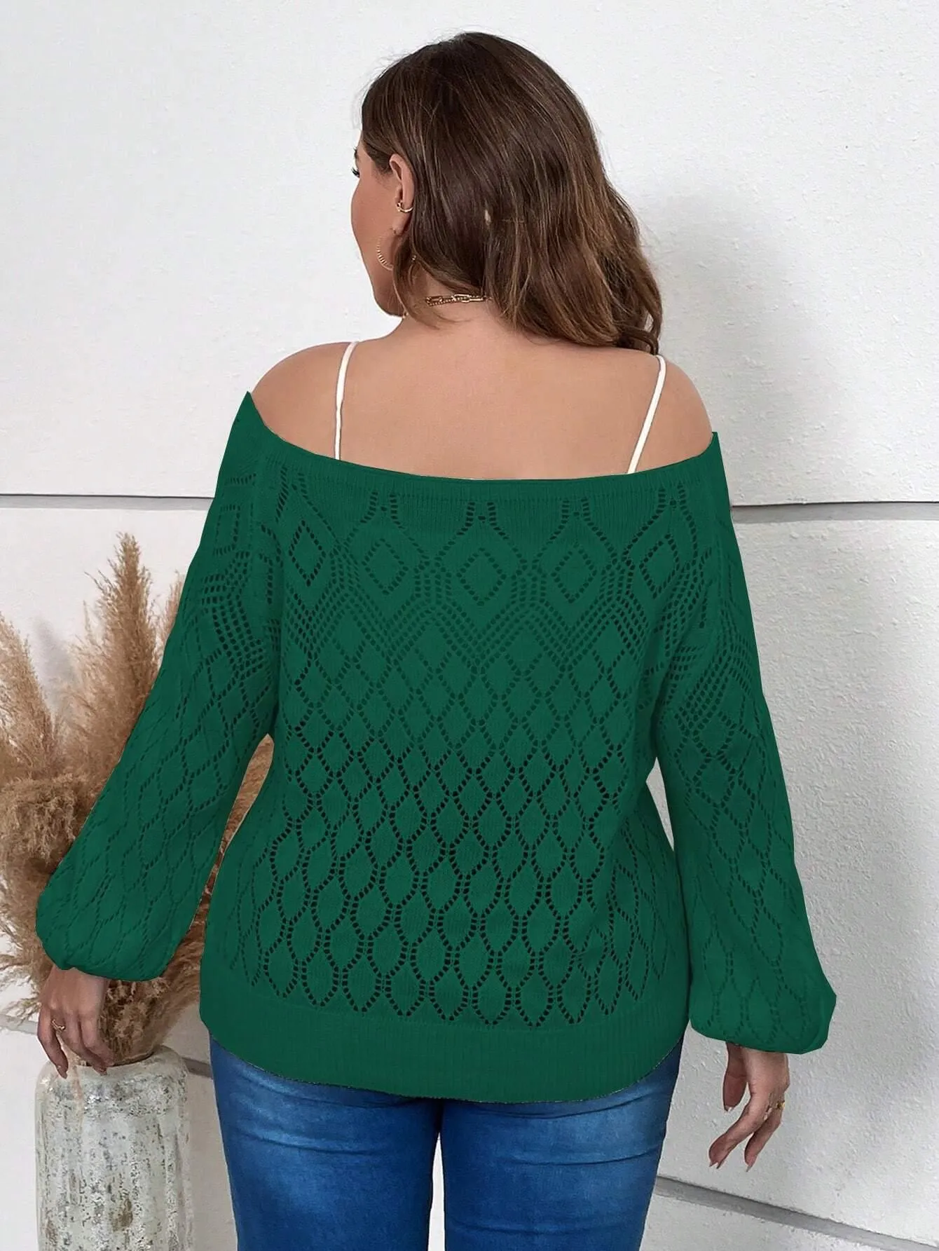 Blusa De Ombro Vazada Plus Size - Lauren