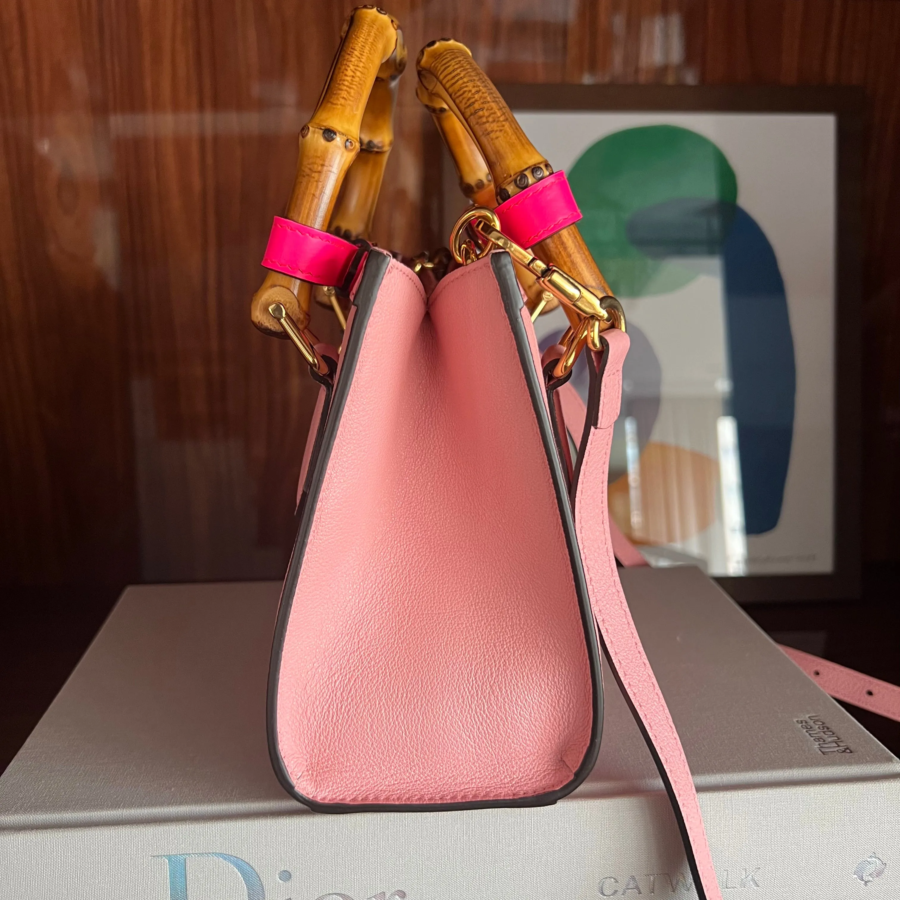 Bolsa Gucci Diana Mini Rosa Nova