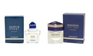 Boucheron for Men 2 Piece Mini Set (Jaipur & Boucheron; 0.15oz each Splash On)