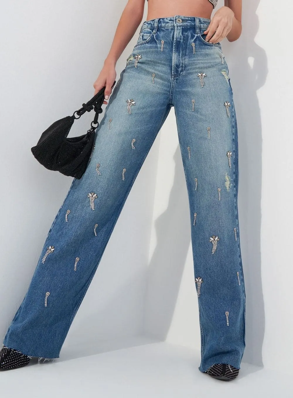 Calça Jeans Juliette Com Strass Colcci