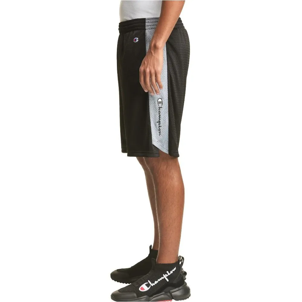 Champion Masculino 10-inch_Mesh_Basketball_Short Black