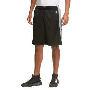 Champion Masculino 10-inch_Mesh_Basketball_Short Black