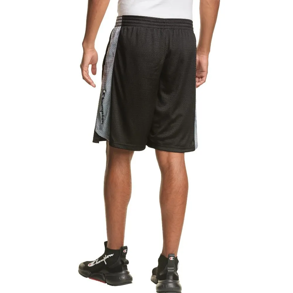 Champion Masculino 10-inch_Mesh_Basketball_Short Black