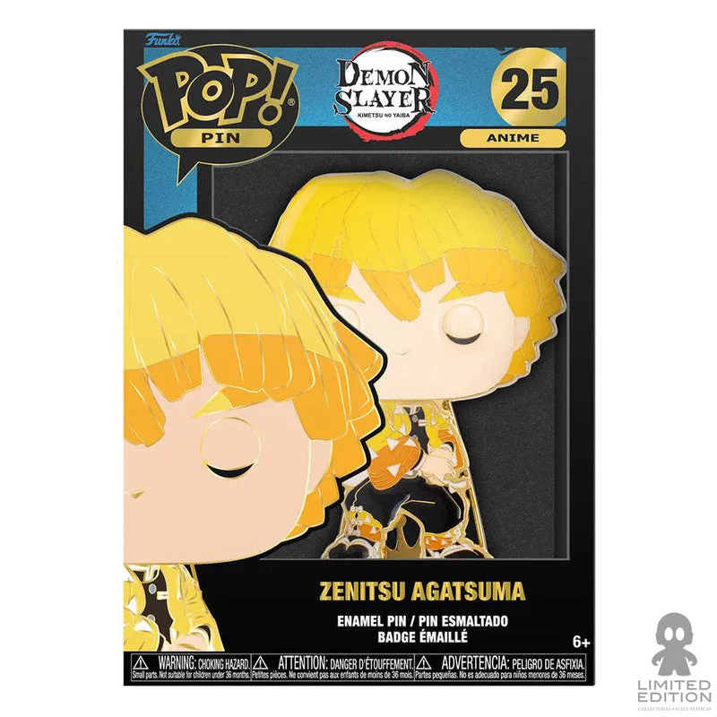 Funko Pin Zenitsu Agatsuma 25 Demon Slayer: Kimetsu No Yaiba - Limited Edition