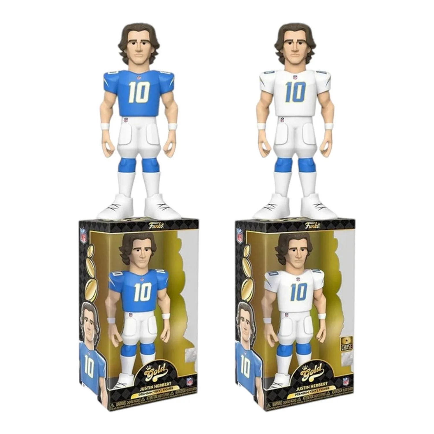 Funko Vinyl Gold Justin Herbert 12 Pulg Los Angeles Chargers