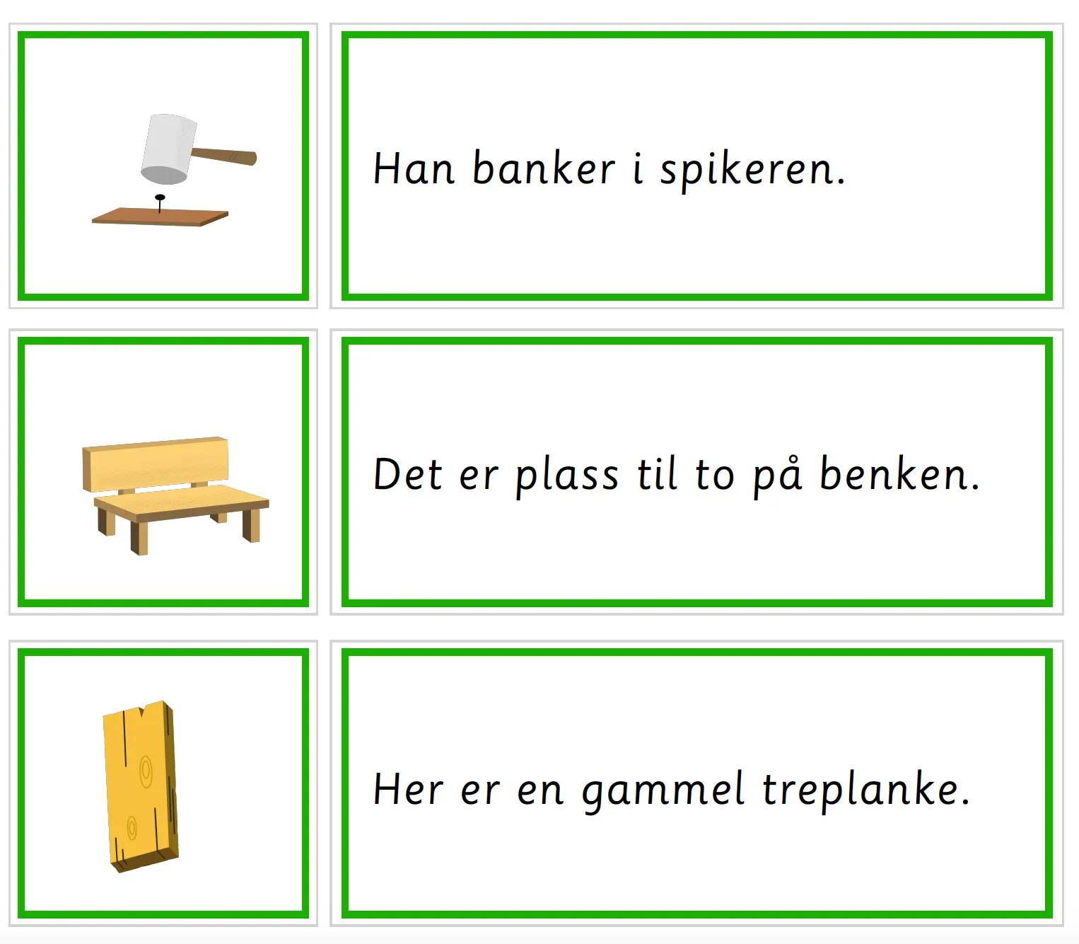 Grønn språkserie (Bokmål) Minipakke - ng, gn og nk -lyd - Tom Petter