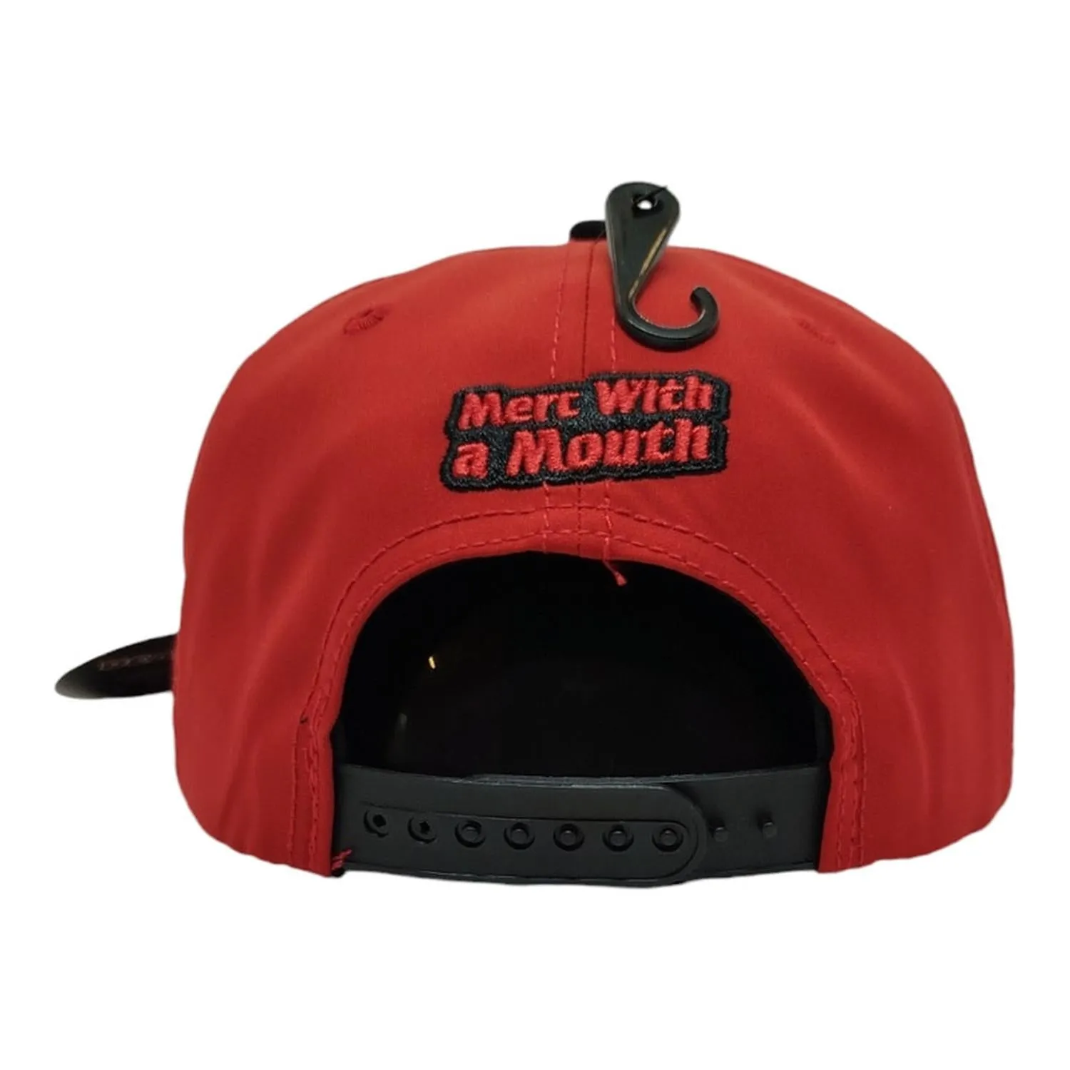 Kndit Caps Gorra Roja Con Negro Placa Roja Con Negro Logo Deadpool