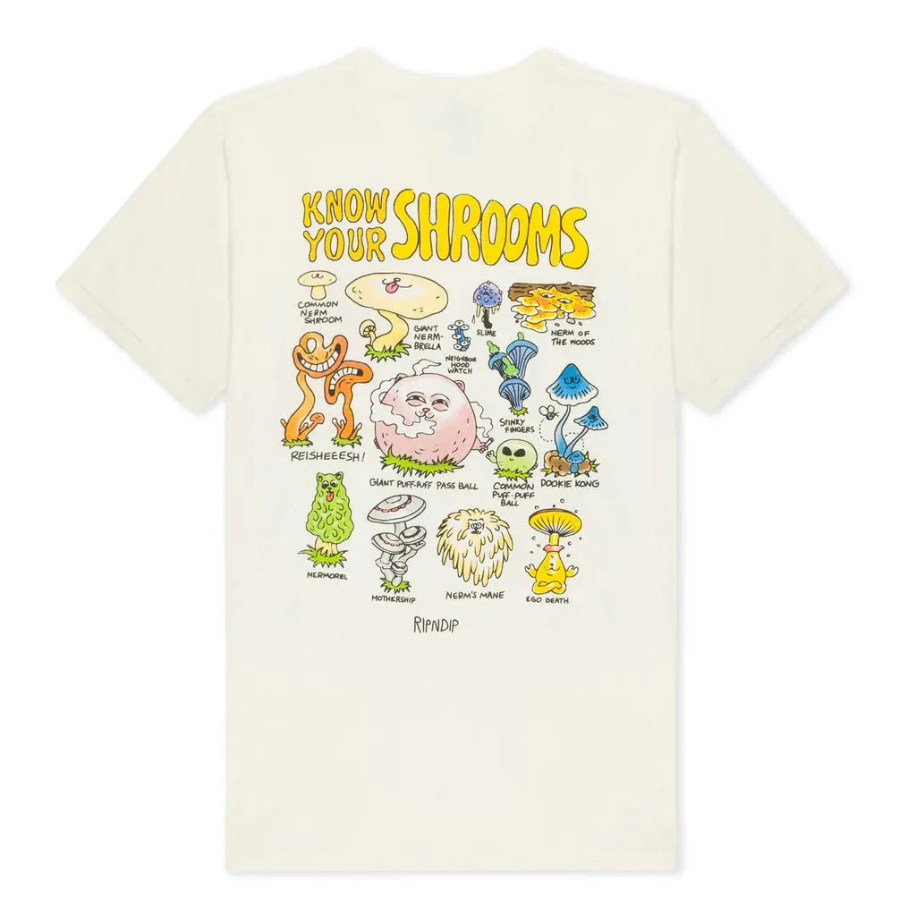 Know Ur Shrooms Tee (Natural)