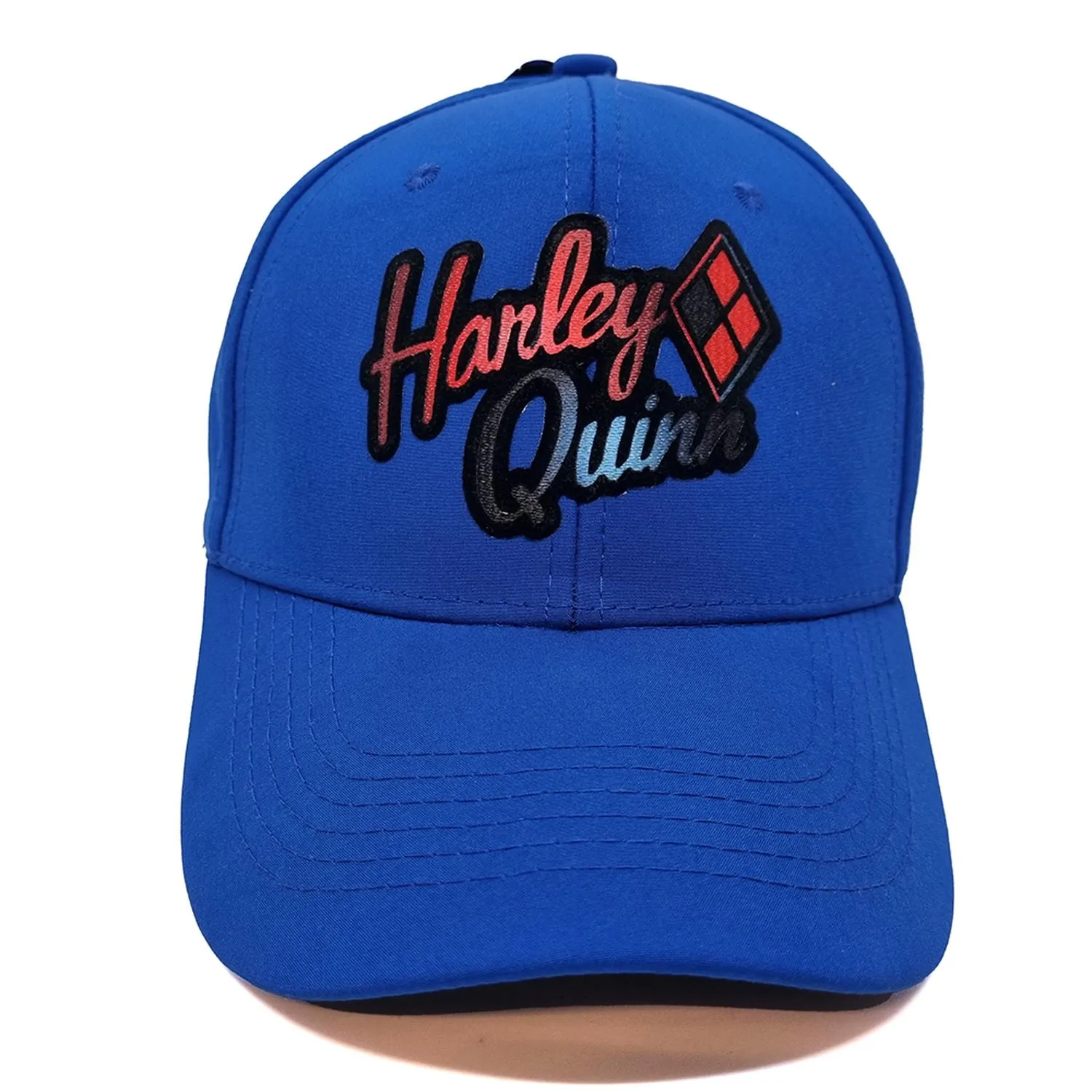 Limited Edition Gorra Azul Logo Harley Quinn Dc Comics