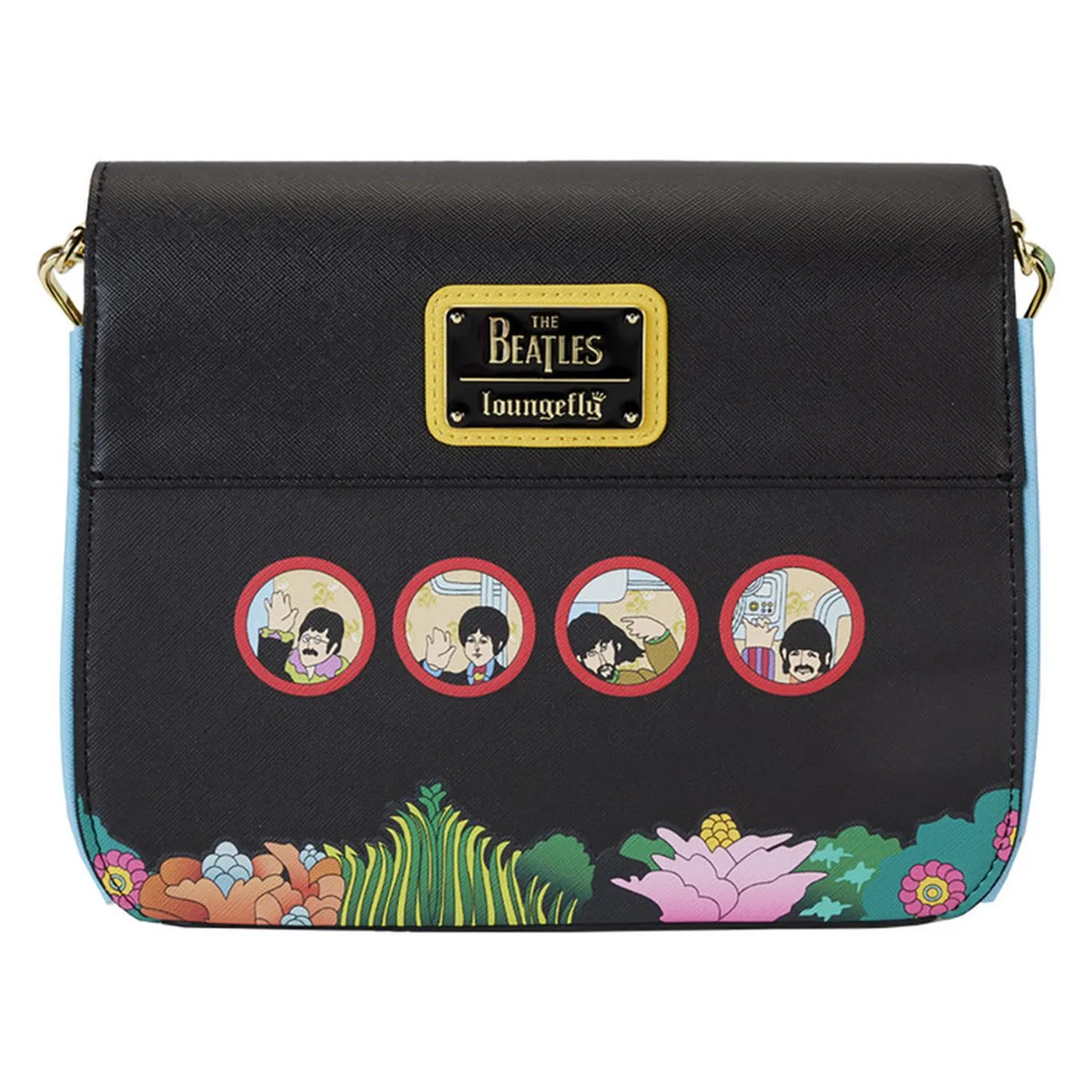 Loungefly Crossbody Yellow Submarine Flap The Beatles