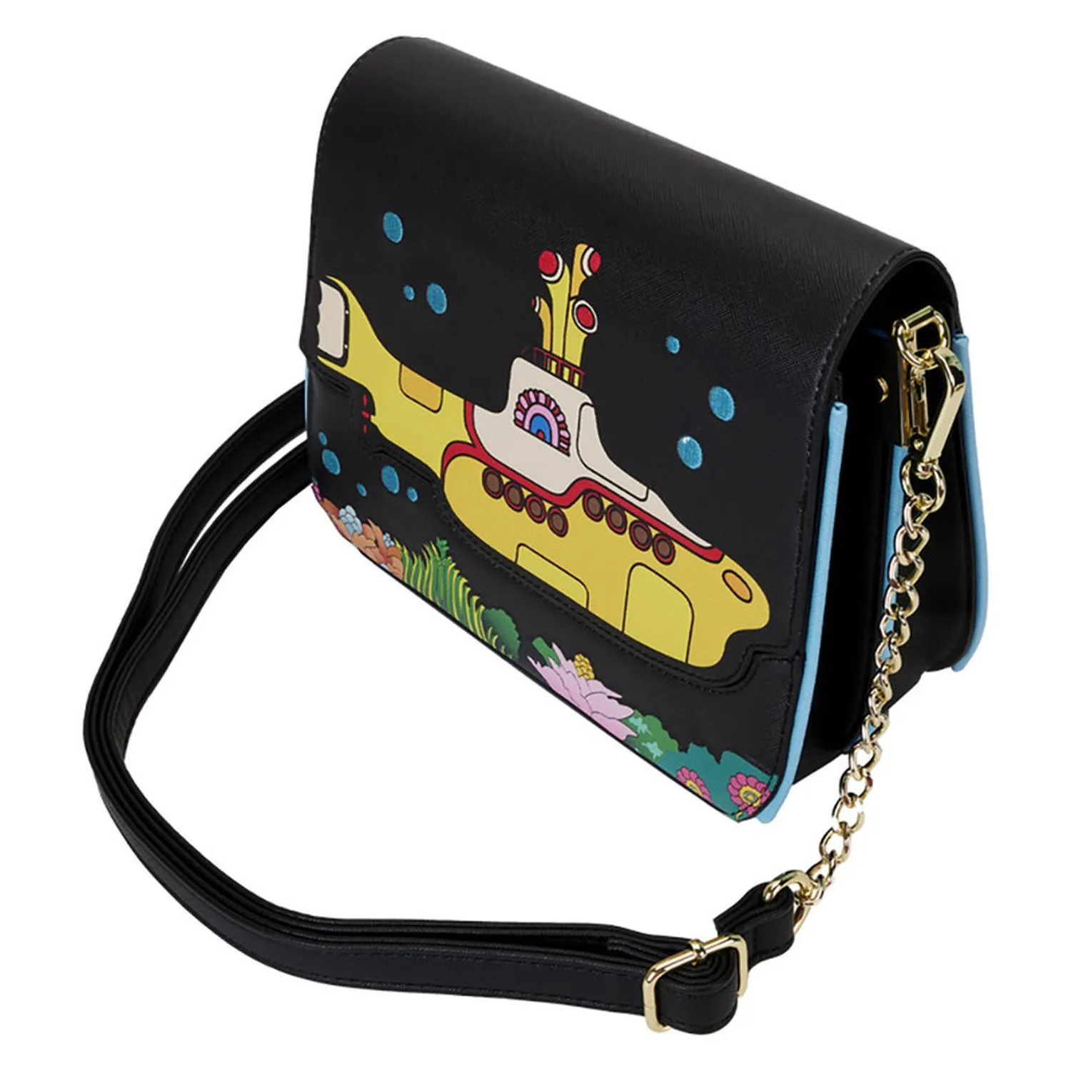 Loungefly Crossbody Yellow Submarine Flap The Beatles