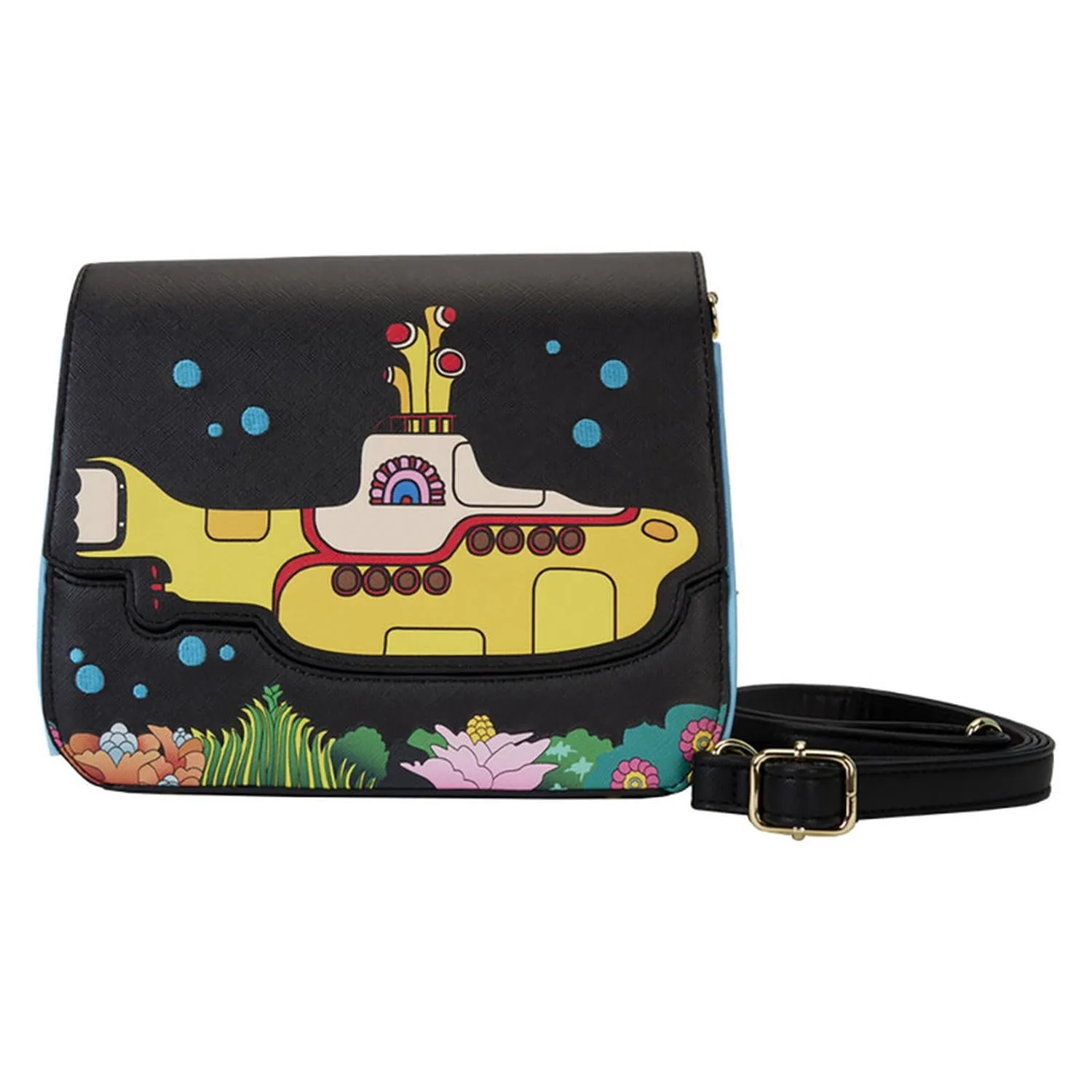 Loungefly Crossbody Yellow Submarine Flap The Beatles