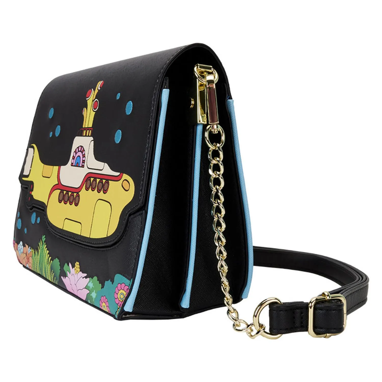 Loungefly Crossbody Yellow Submarine Flap The Beatles