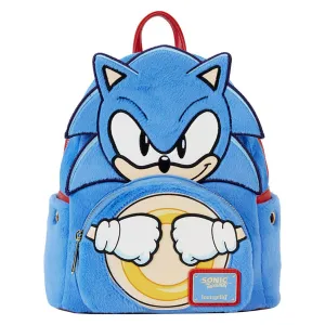 Loungefly Mini Backpack Classic Cosplay Plush Sonic The Hedgehog