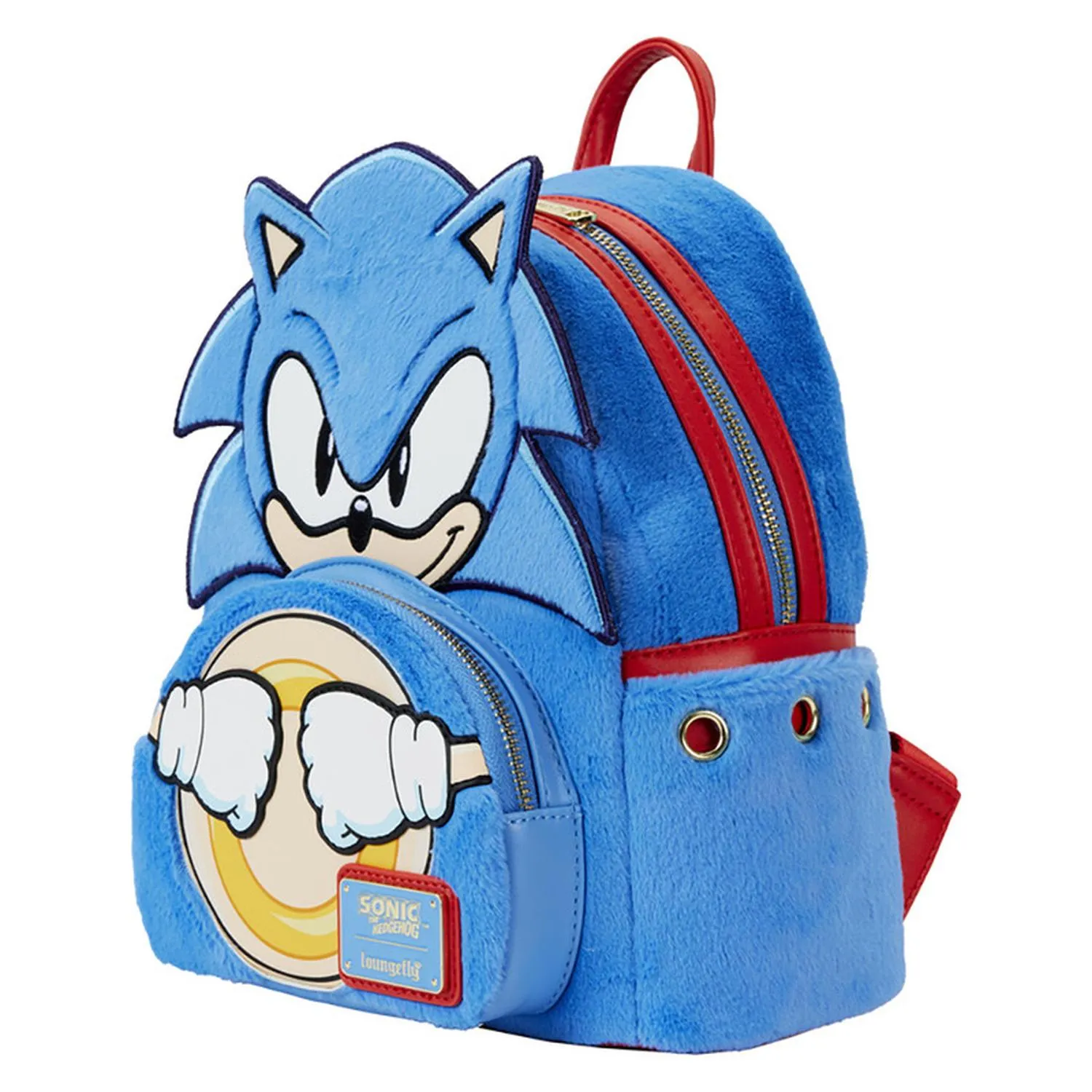 Loungefly Mini Backpack Classic Cosplay Plush Sonic The Hedgehog