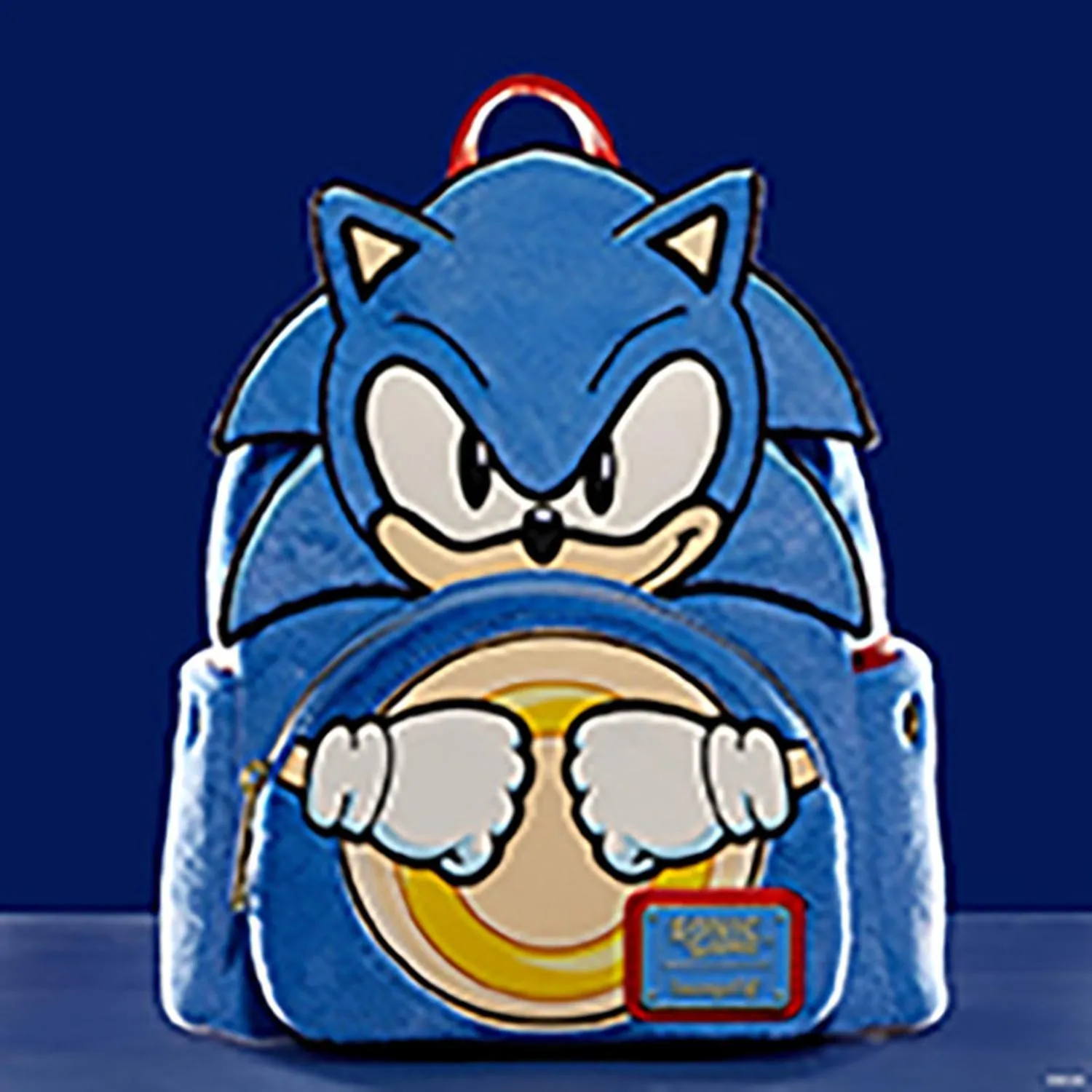 Loungefly Mini Backpack Classic Cosplay Plush Sonic The Hedgehog