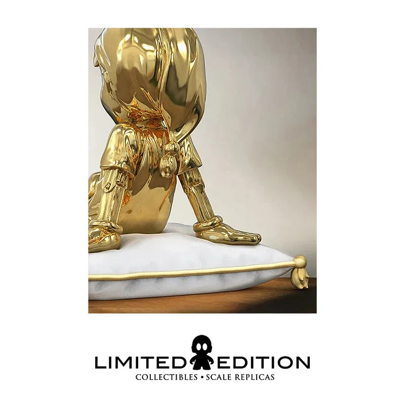 Mighty Jaxx Estatuilla A Wood Awakening Chill-Out Gold Chrome Edition Pinocho By Juce Gace - Limited Edition