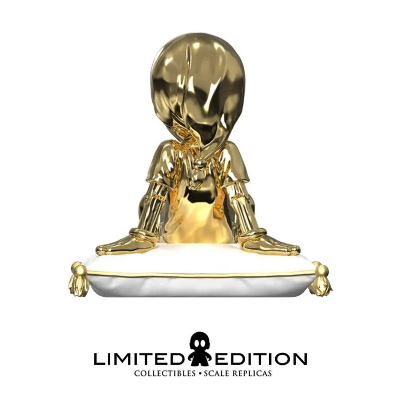 Mighty Jaxx Estatuilla A Wood Awakening Chill-Out Gold Chrome Edition Pinocho By Juce Gace - Limited Edition