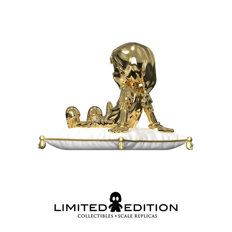 Mighty Jaxx Estatuilla A Wood Awakening Chill-Out Gold Chrome Edition Pinocho By Juce Gace - Limited Edition