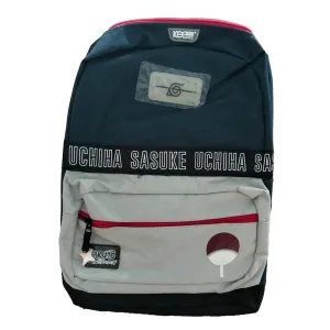 Optimized Title: New Arrival Sasuke Uchiha Naruto Blue, Gray, and Red Backpack - Kee Pack