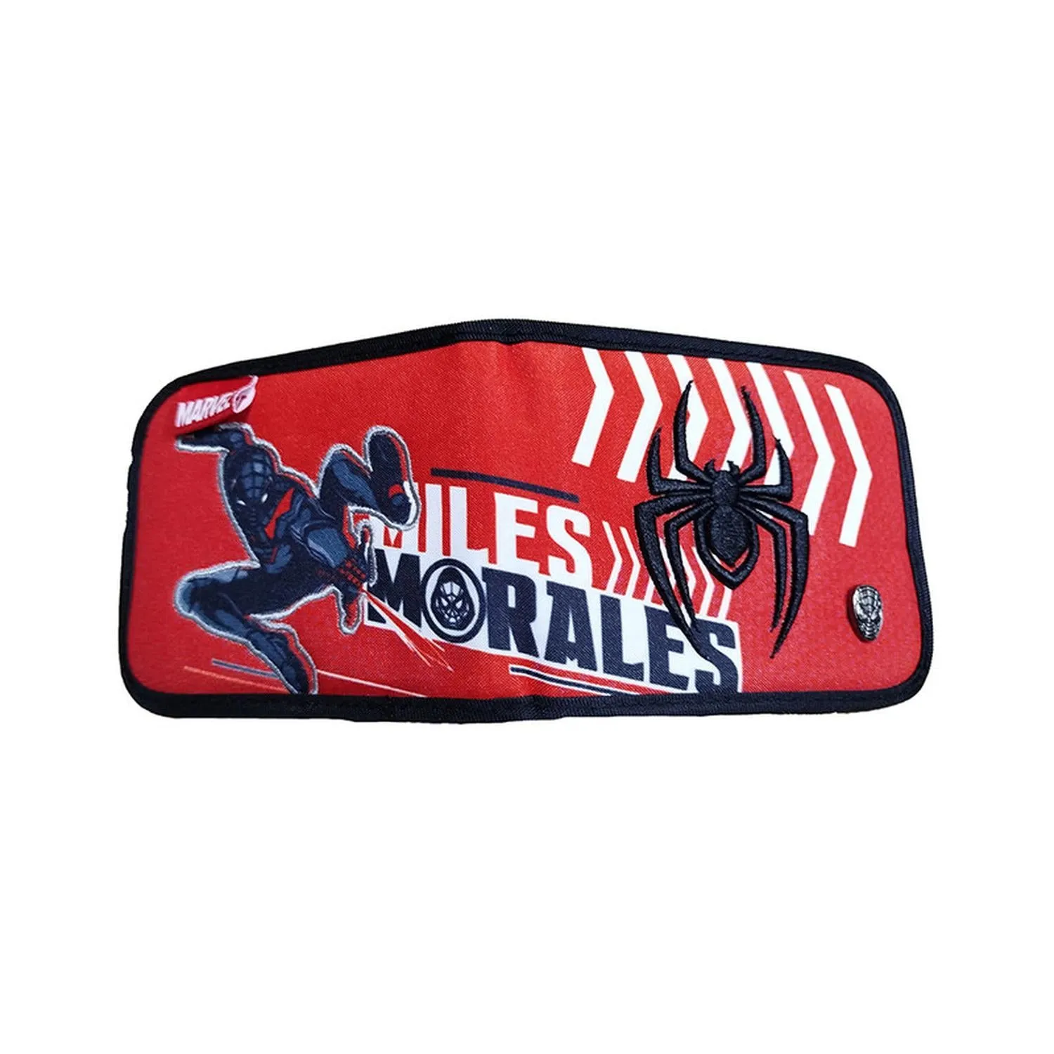 New Arrival Kndit Caps Cartera Spiderman Miles Morales Roja Marvel Comics