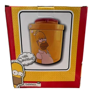 New Arrival Siglo 21 Galletero Amarillo Tapa Dona Homero Los Simpsons