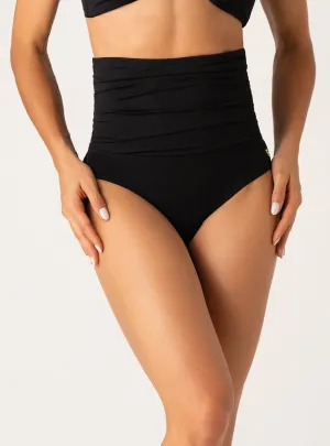 Panty Alto 3716 Recogidos Laterales negro