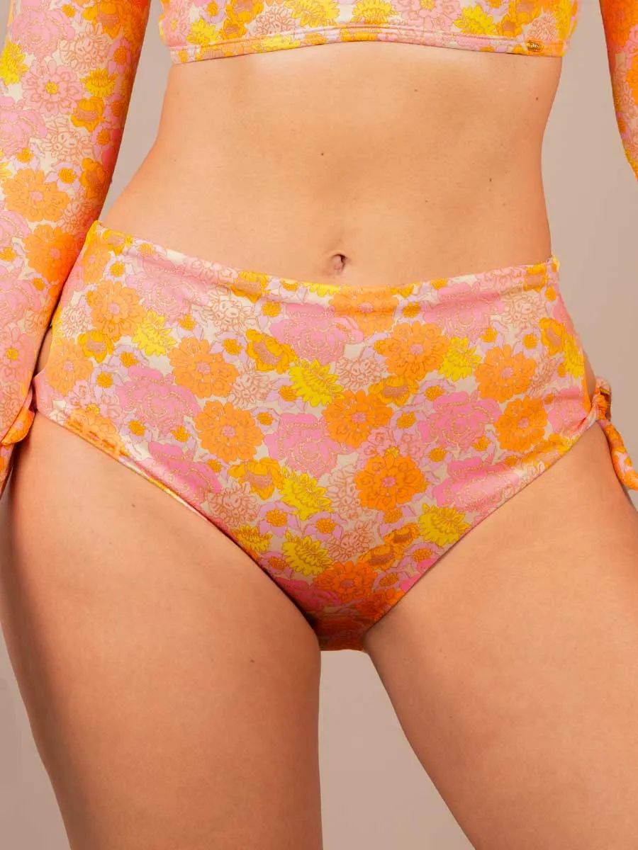 Panty de Baño Amarillo Estampado