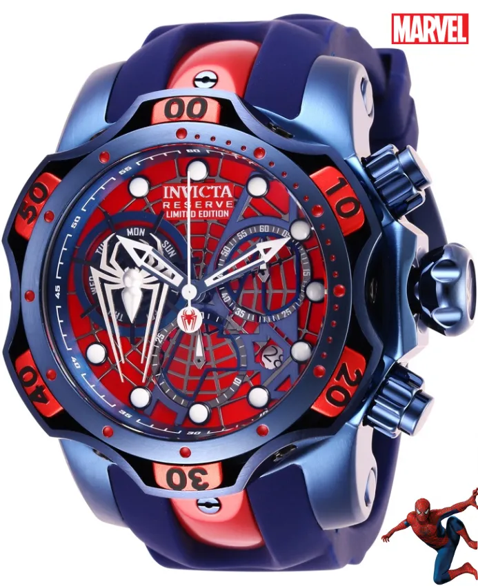 Relógio Invicta Spider Man Venom Pulseira Silicone