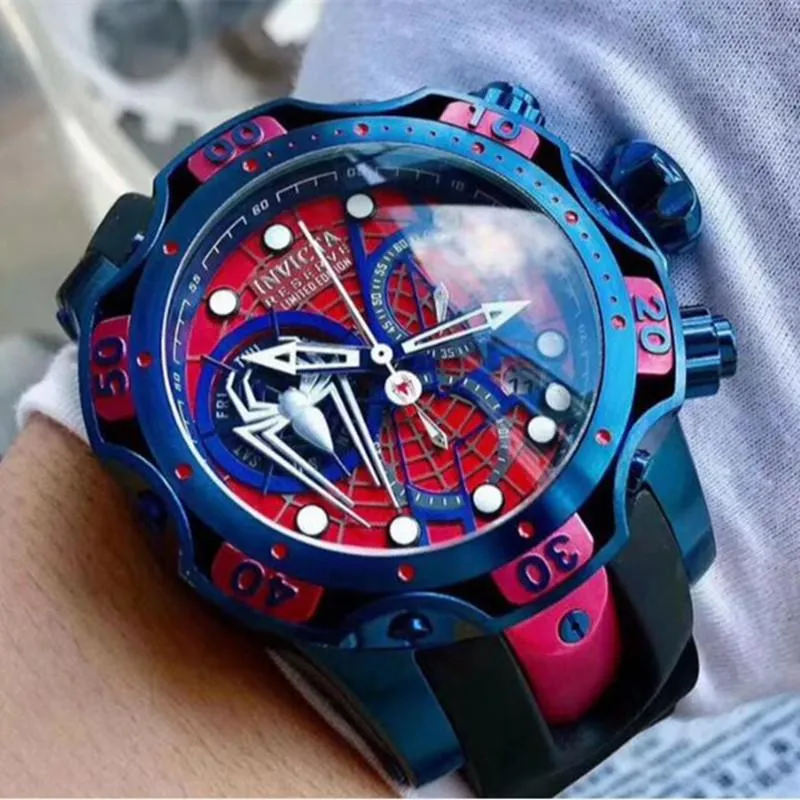 Relógio Invicta Spider Man Venom Pulseira Silicone