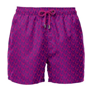 Short   Peixes Rosa