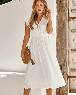 Vestido Andria Mid Decote V