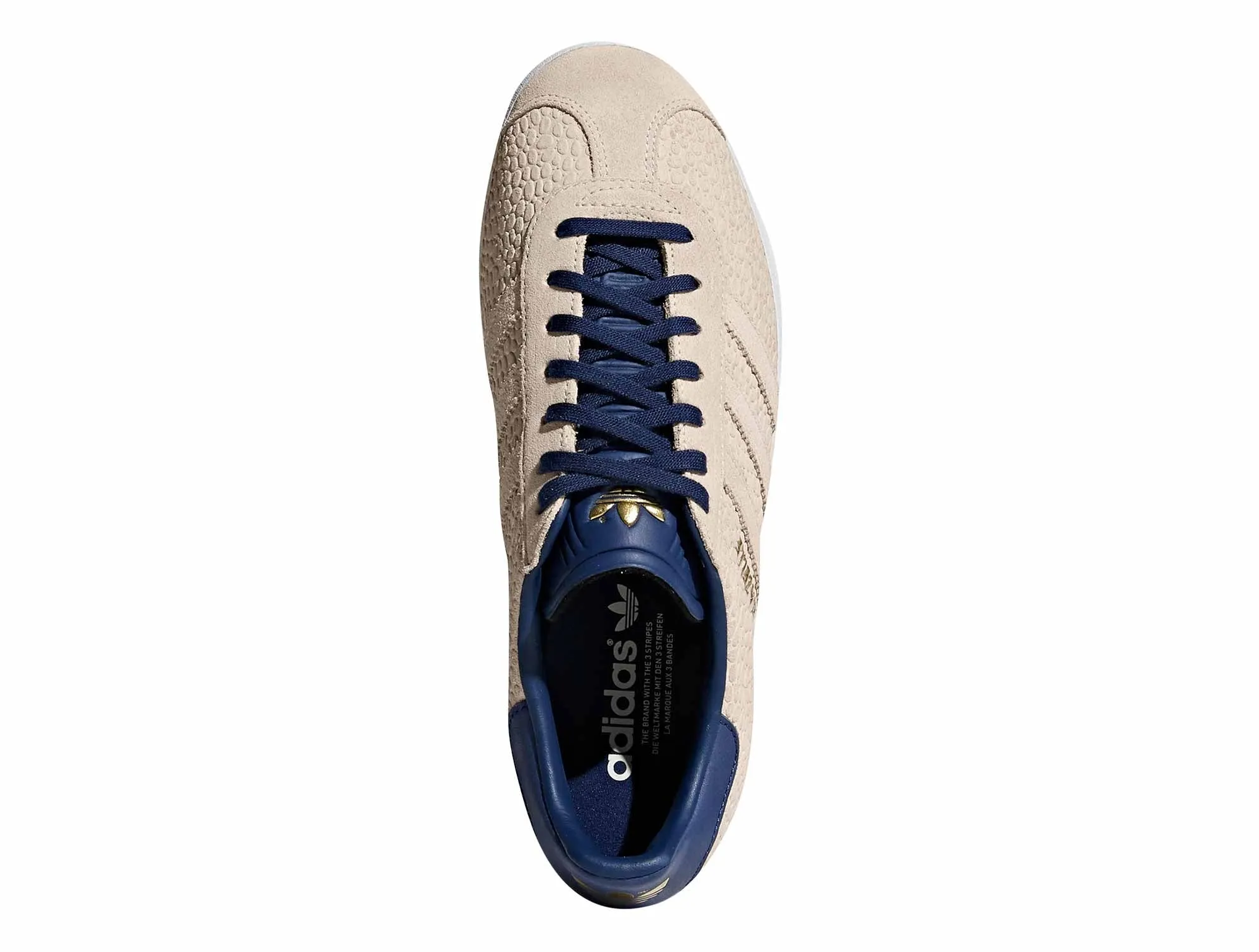 Zapatilla Adidas Gazelle Mujer Beige